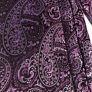 Mens, purple tie